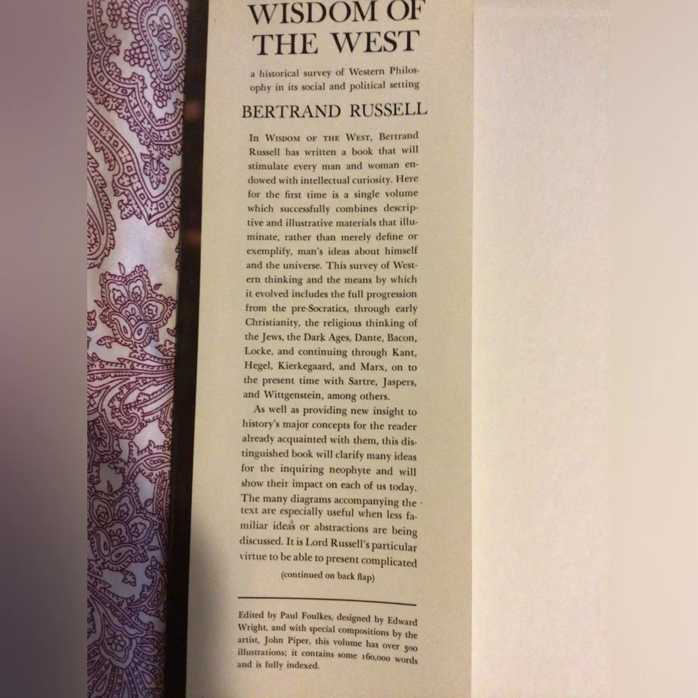 Bertrand Russell The Wisdom of the West